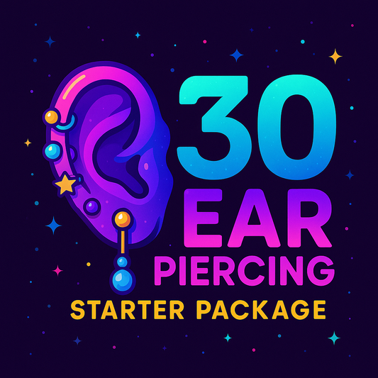 30 Ear Piercing Starter Package