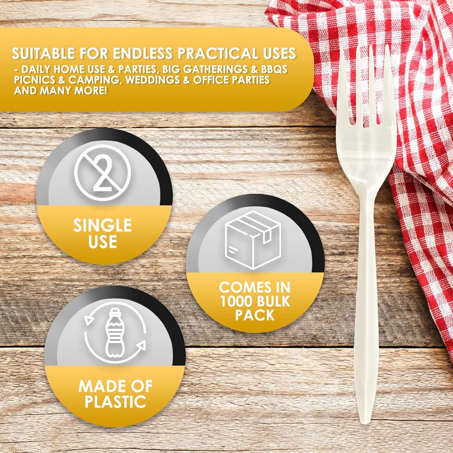 Pami Disposable forks