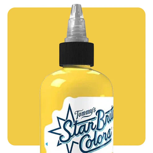 StarBrite Colors Tattoo Ink by Tommy’s Supplies – Canary Yellow - 1oz,