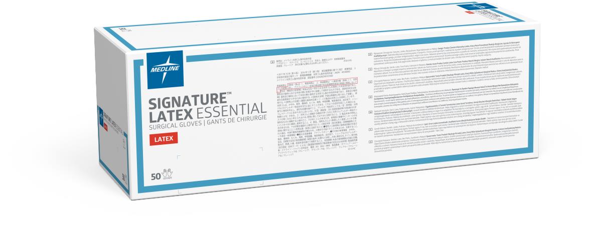 Sterile Signature Latex Essential Surgical Gloves