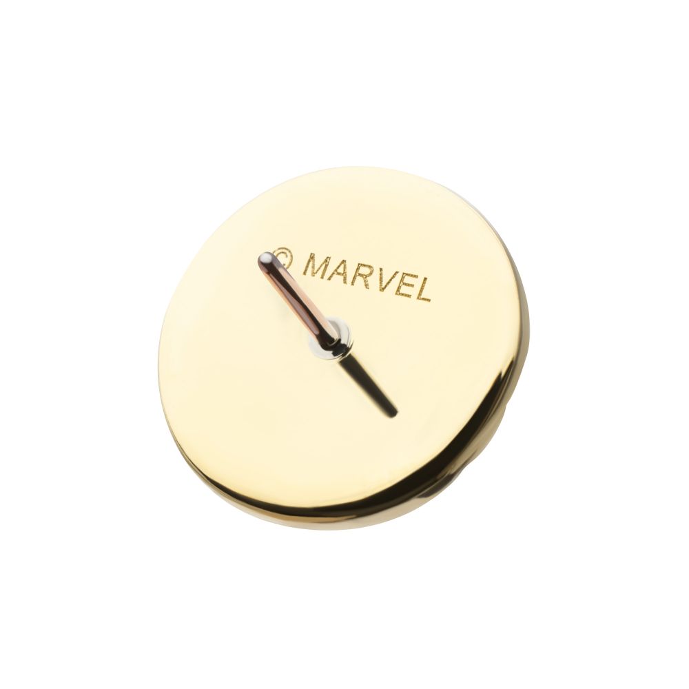 14Kt Yellow Gold Marvel Avengers Logo Threadless Top