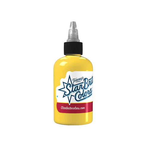 StarBrite Colors Tattoo Ink by Tommy’s Supplies – Canary Yellow - 1oz,