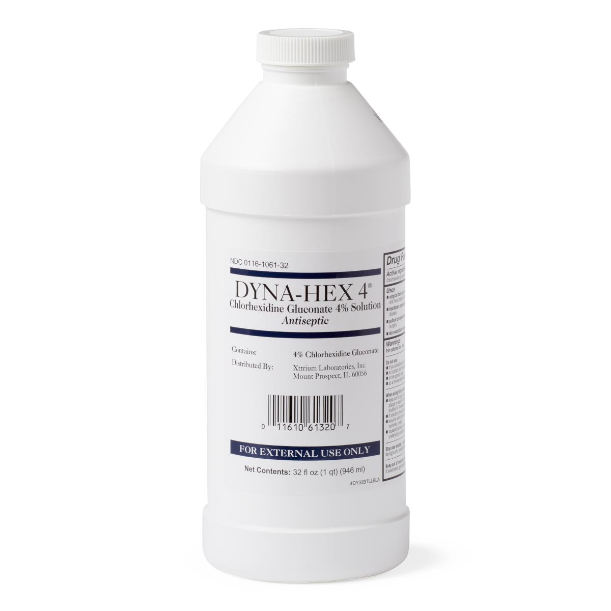 Dyna-Hex 4% CHG Scrub (Chlorhexidine Gluconate 4%) 32oz Bottle
