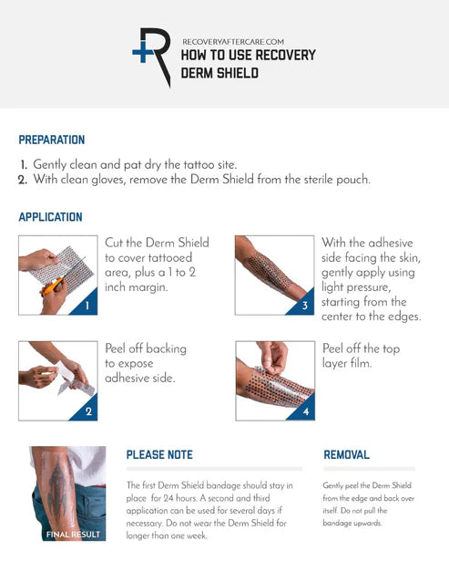 Recovery Derm Shield — 7.9" x 8 Yard Roll