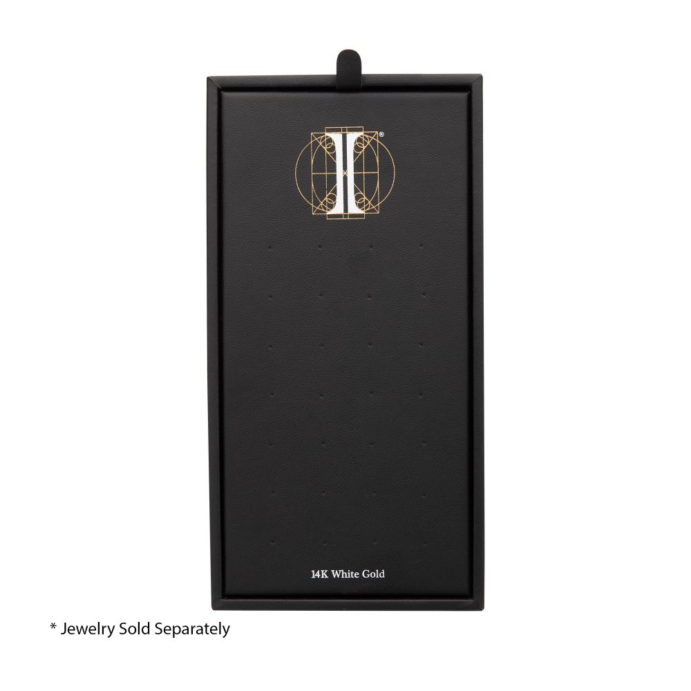 28 Hole Black Leatherette Pad for 14Kt White Gold Tops