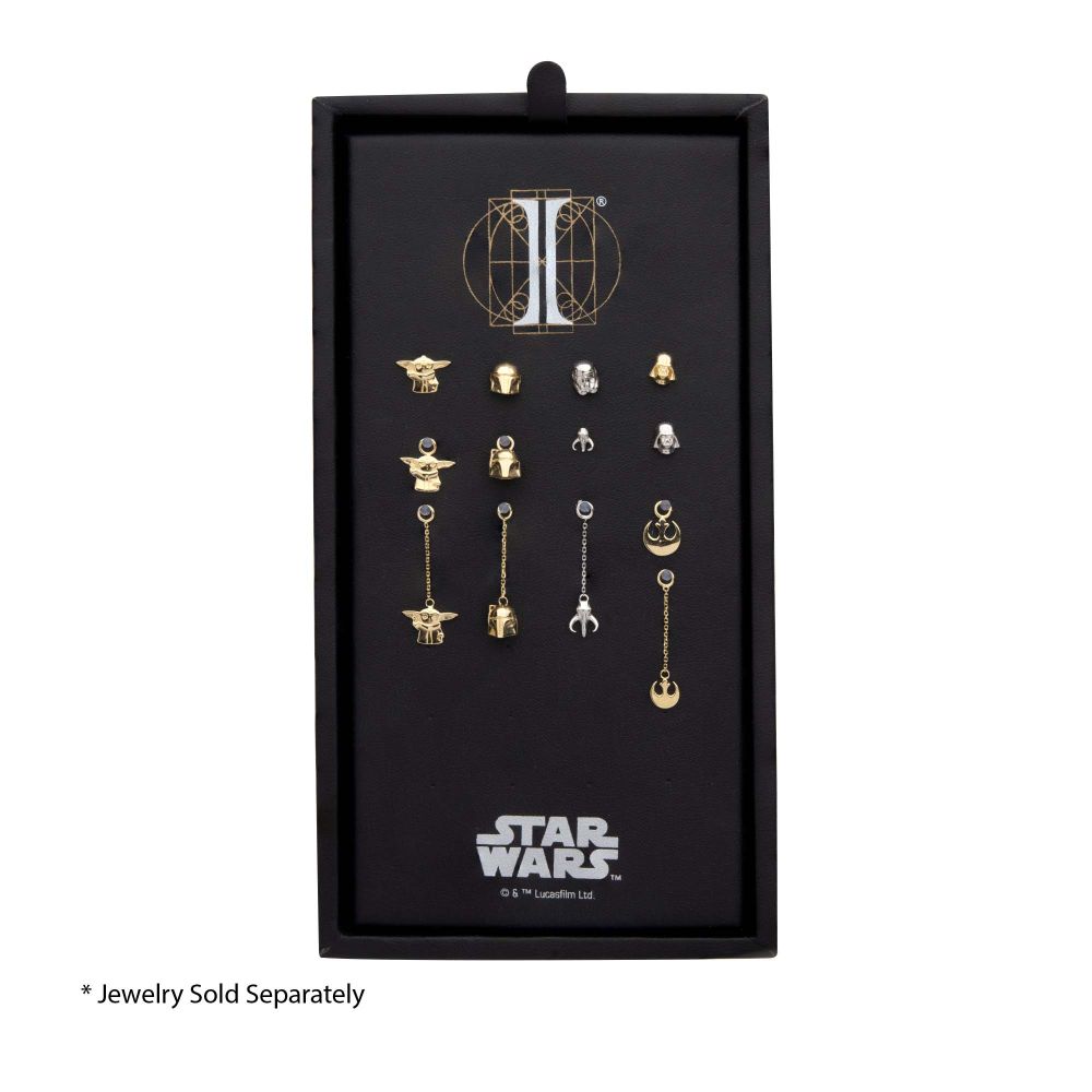 28 Hole Black Leatherette Pad for 14Kt Gold Star Wars Jewelry