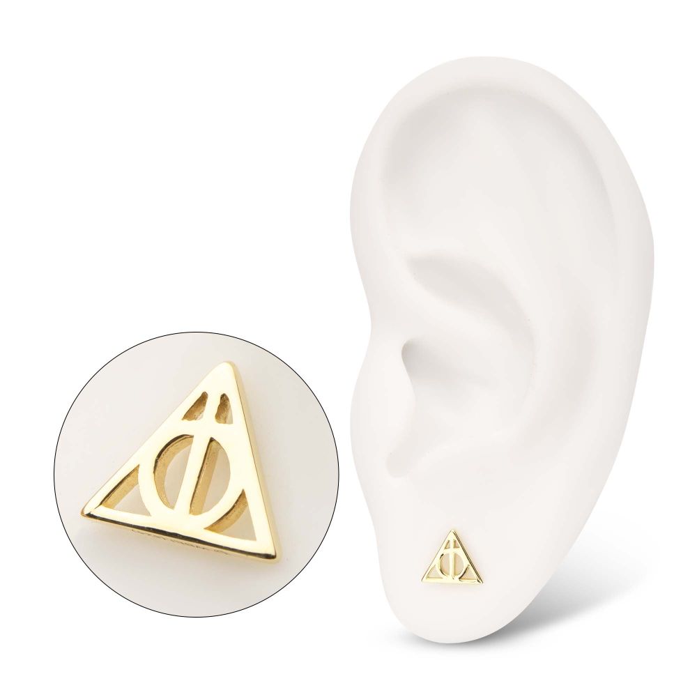 14Kt Gold Harry Potter Deathly Hallows Threadless Top