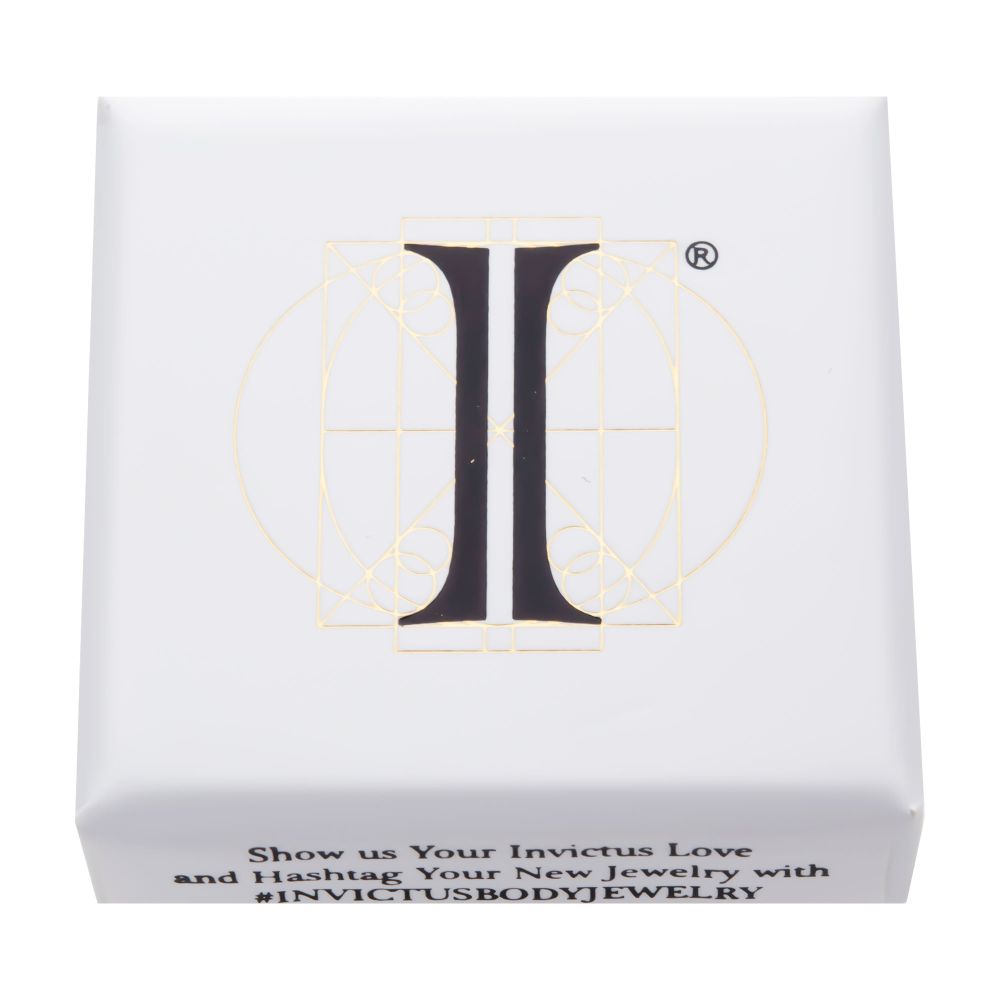 White Box with Insert for 14Kt Gold