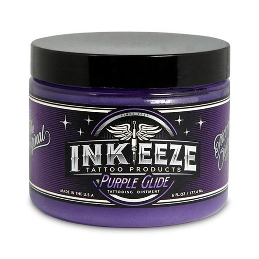 INK-EEZE Purple Glide Tattooing Ointment - 6oz Jar