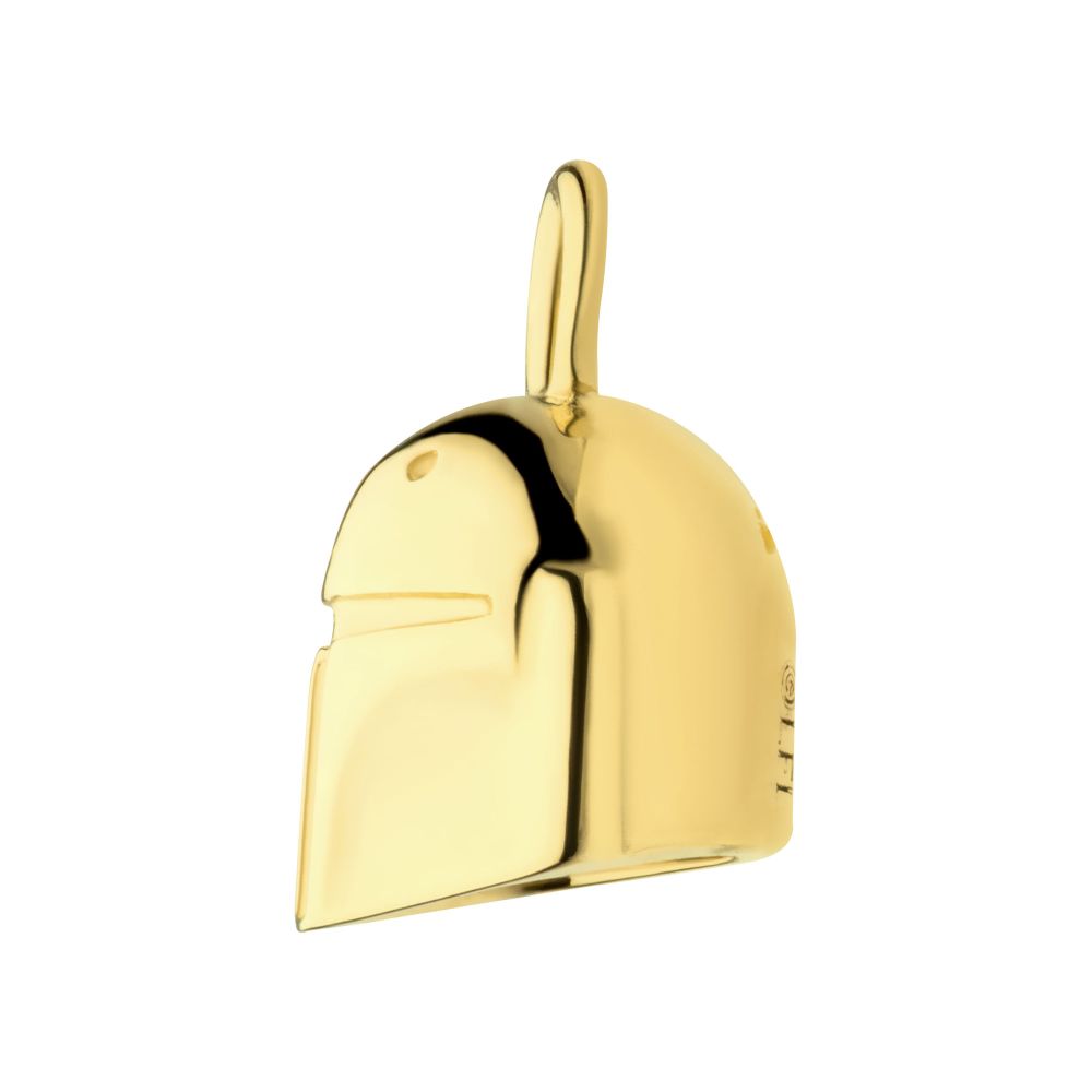 14Kt Yellow Gold Star Wars Boba Fett Charm