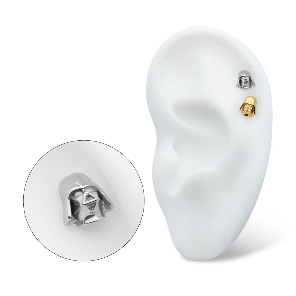 14Kt Gold Star Wars Darth Vader Threadless Top