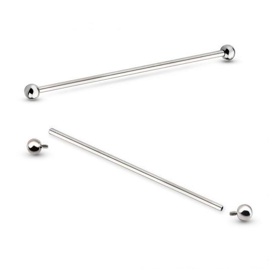 Industrial Barbells Titanium Internally Threaded Industrial Barbells