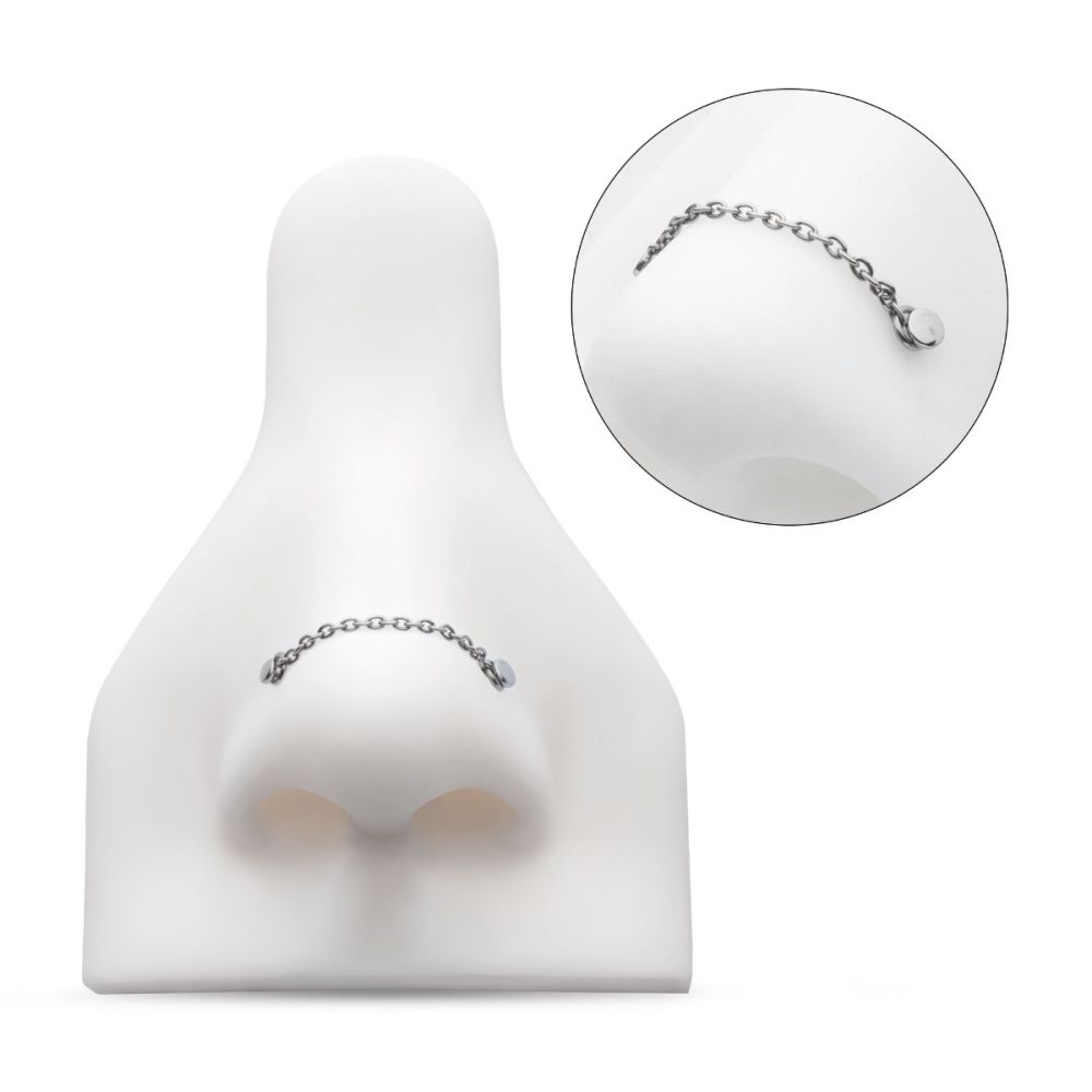 Titanium 1.5mm Rolo Chain with Ring