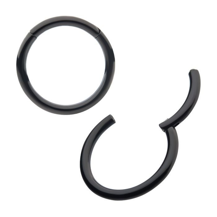 Black PVD Titanium Basic Hinged Segment Clicker