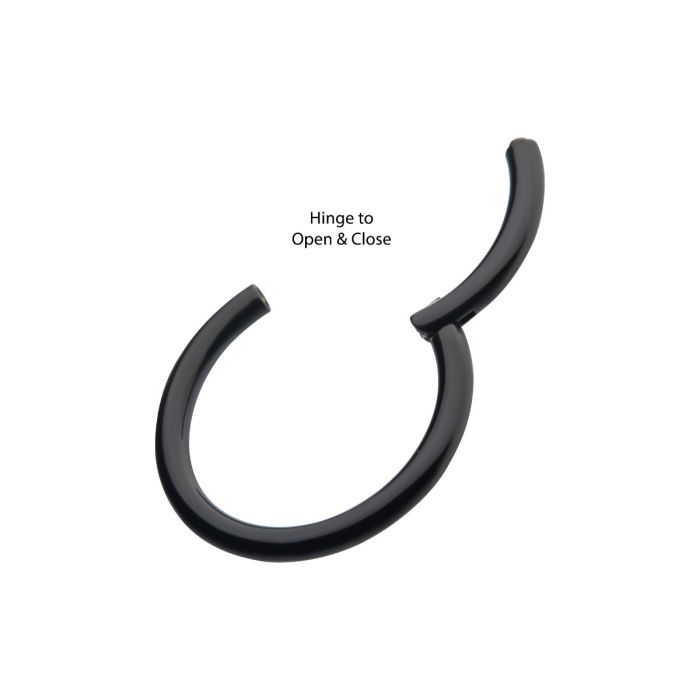Black PVD Titanium Basic Hinged Segment Clicker