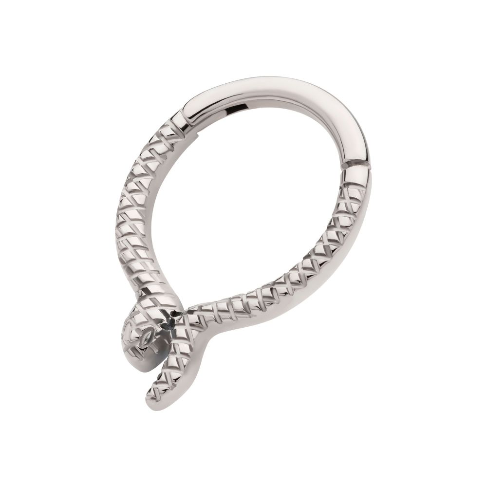 Titanium Snake Design Front Facing Hinged Segment Clicker