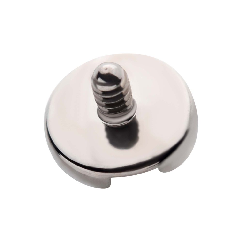 Titanium Internally Threaded Slotted Screw Top