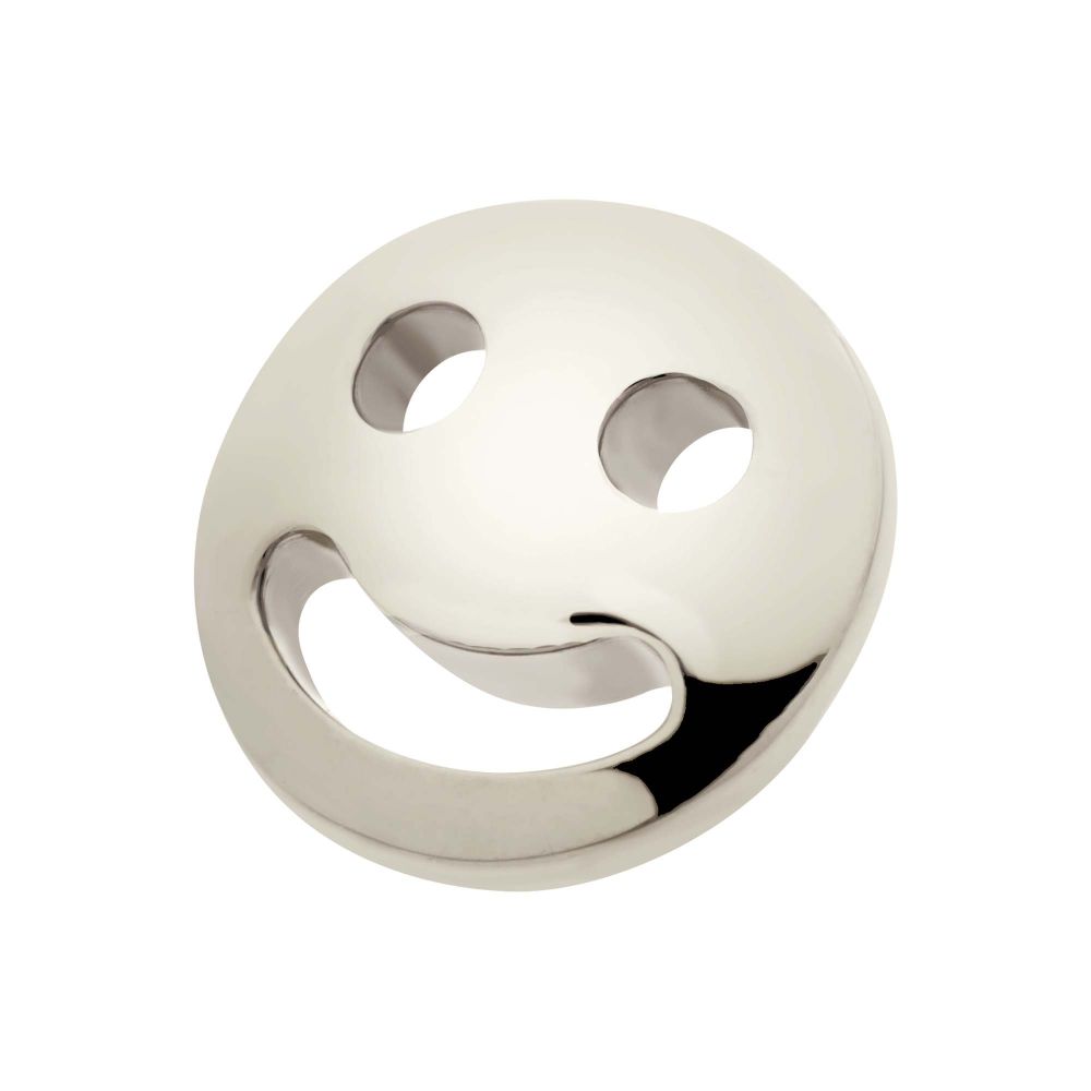 Titanium Internally Threaded Smiley Face Emoji Top