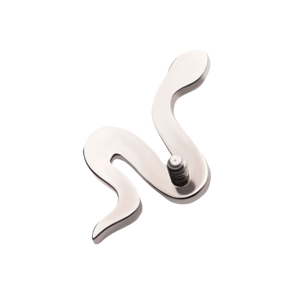 Titanium Internally Threaded Snake Top