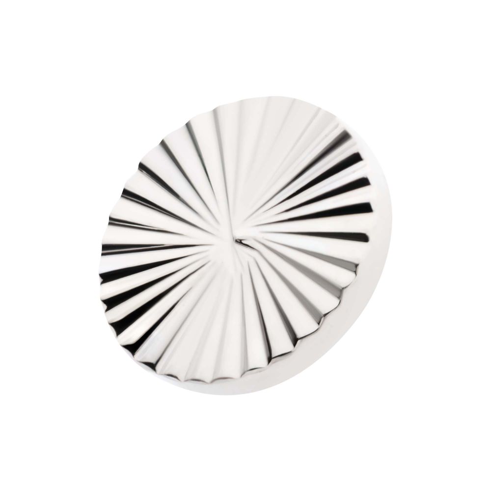 Titanium Internally Threaded Corrugated Round Top