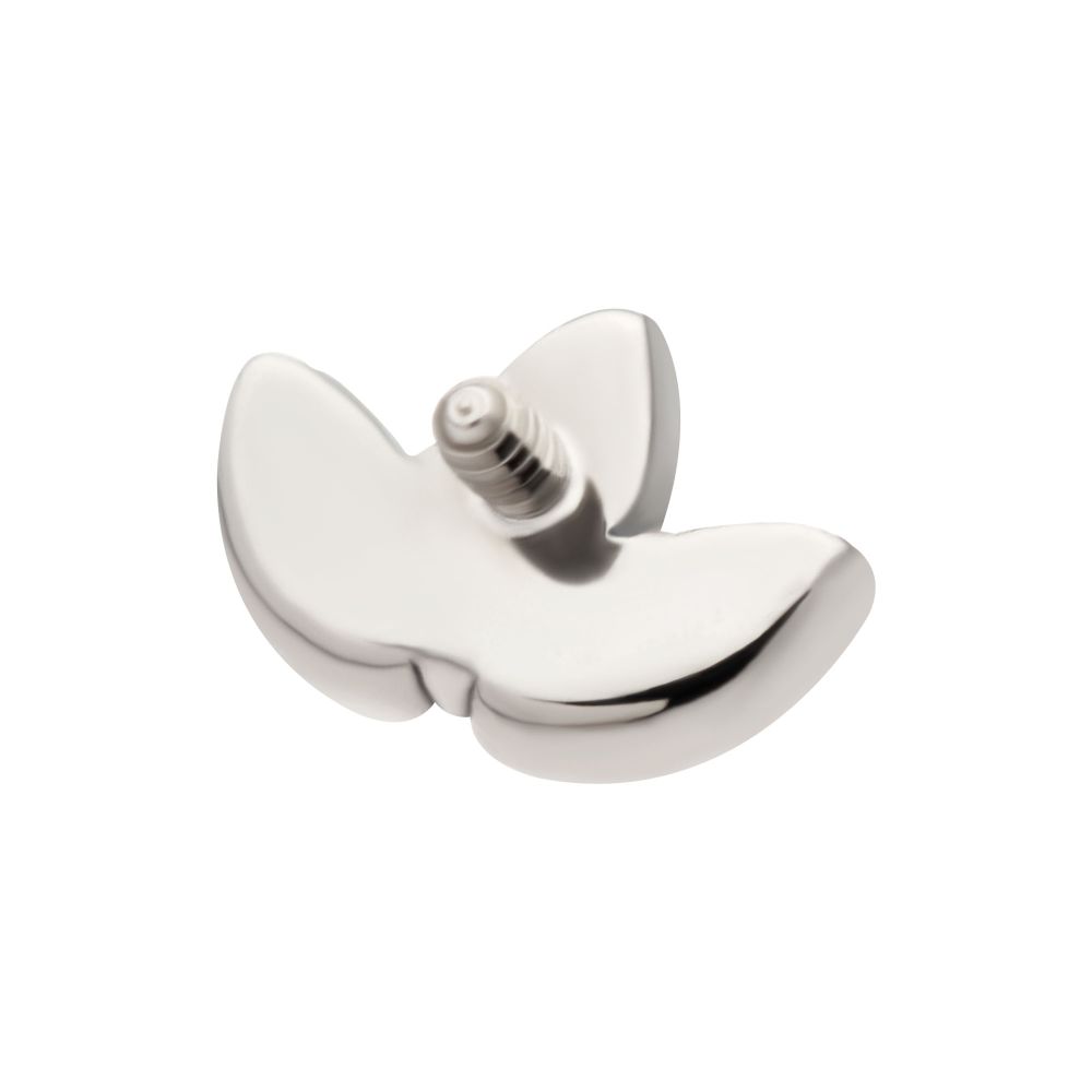 Titanium Internally Threaded Fan Shape Petals 3-Cluster Top