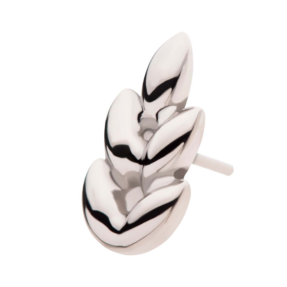 Titanium Threadless Leaf Top