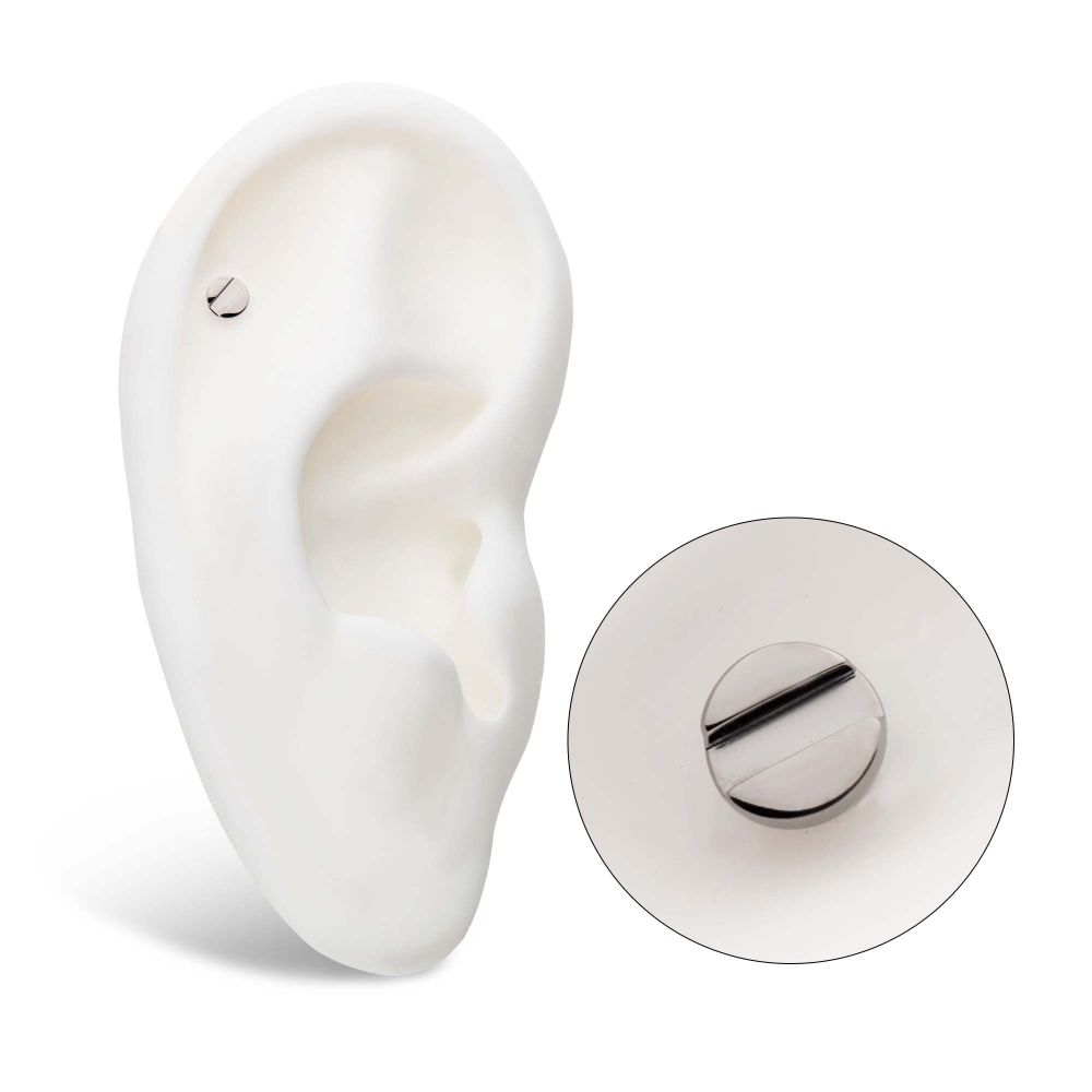 Titanium Threadless Slotted Screw Top