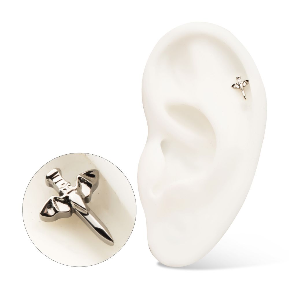 Titanium Threadless Bat Sword Top