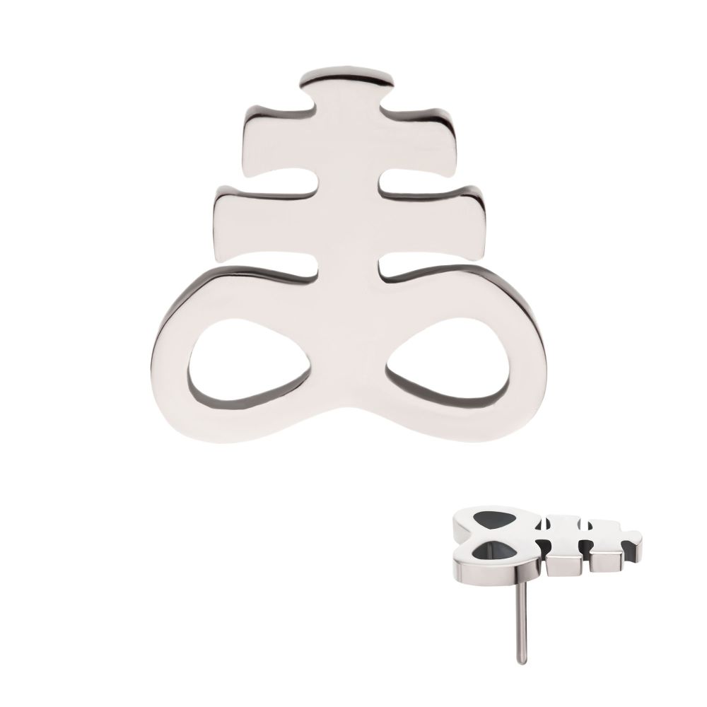 Titanium Threadless Leviathan Cross Top