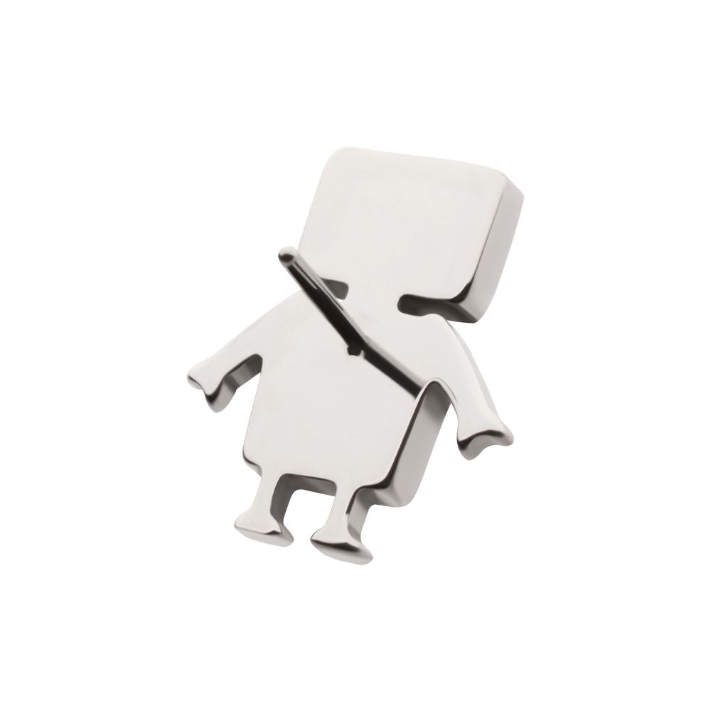 Titanium Threadless Prong Set Gem Robot Top