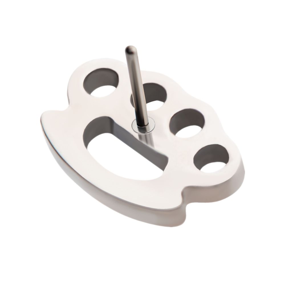 Titanium Threadless Brass Knuckle Top