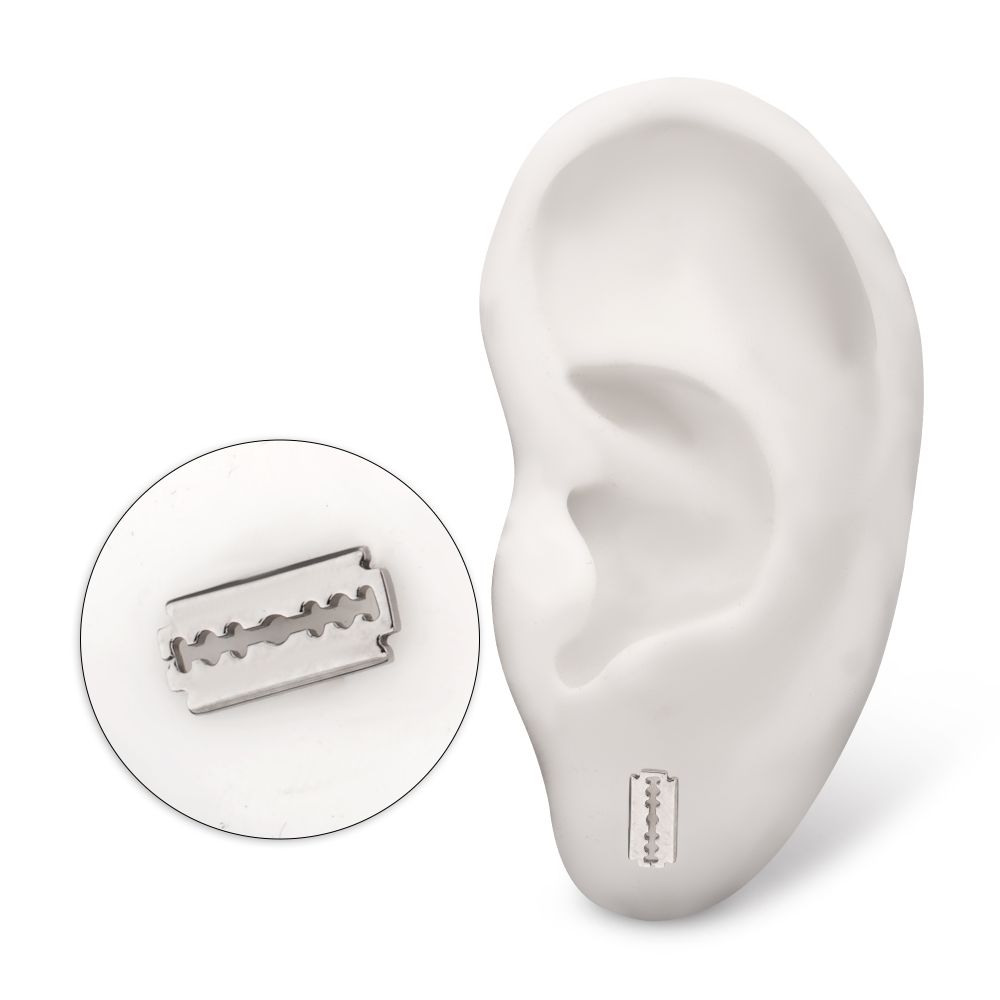 Titanium Threadless Razor Blade Top