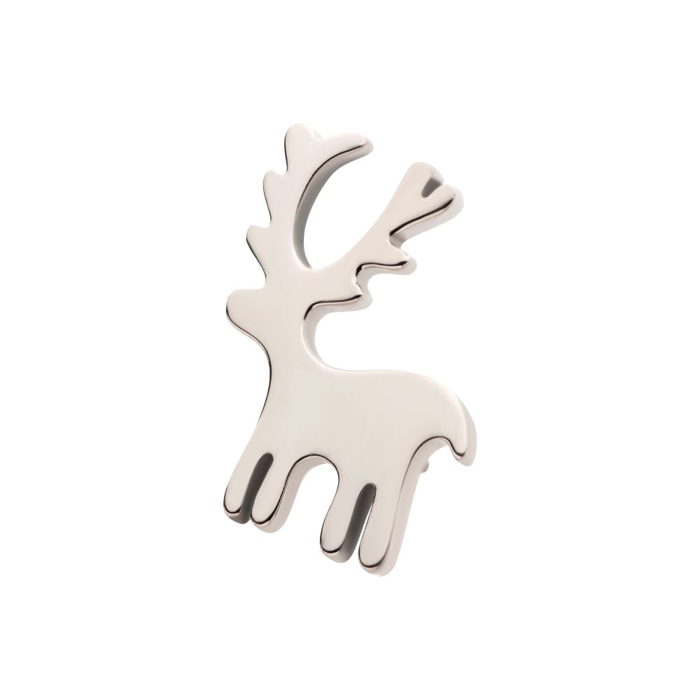 Titanium Threadless Christmas Reindeer Top