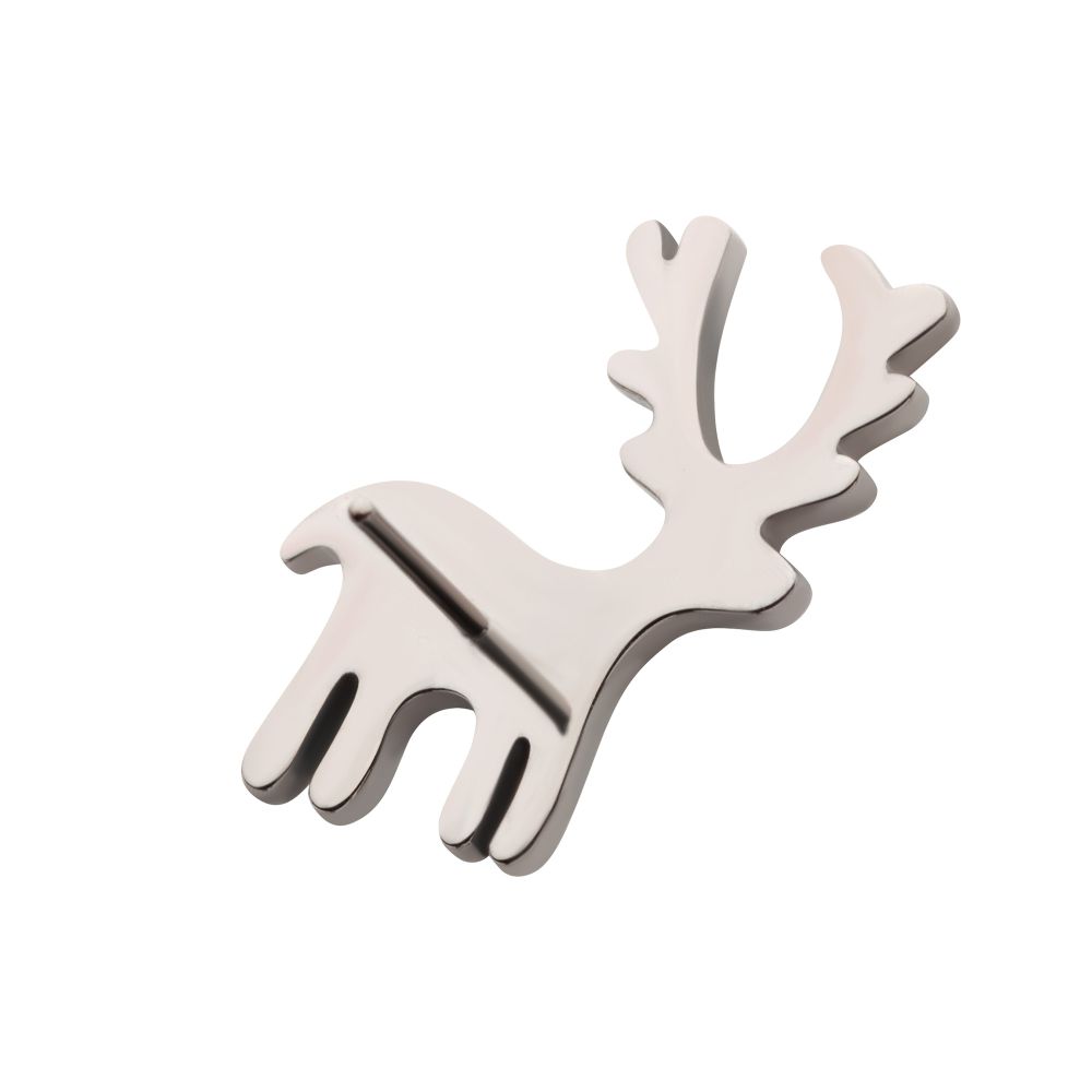 Titanium Threadless Christmas Reindeer Top
