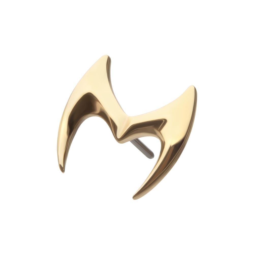 14Kt Yellow Gold Marvel Wandavision Tiara Threadless Top