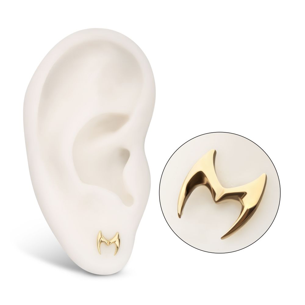 14Kt Yellow Gold Marvel Wandavision Tiara Threadless Top