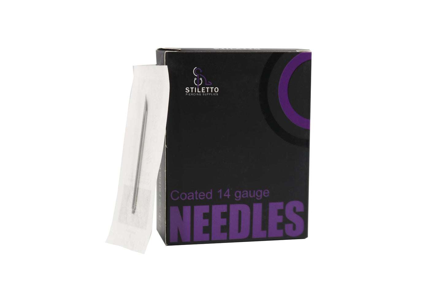 Stiletto 14G Body Piercing Needles Sterile