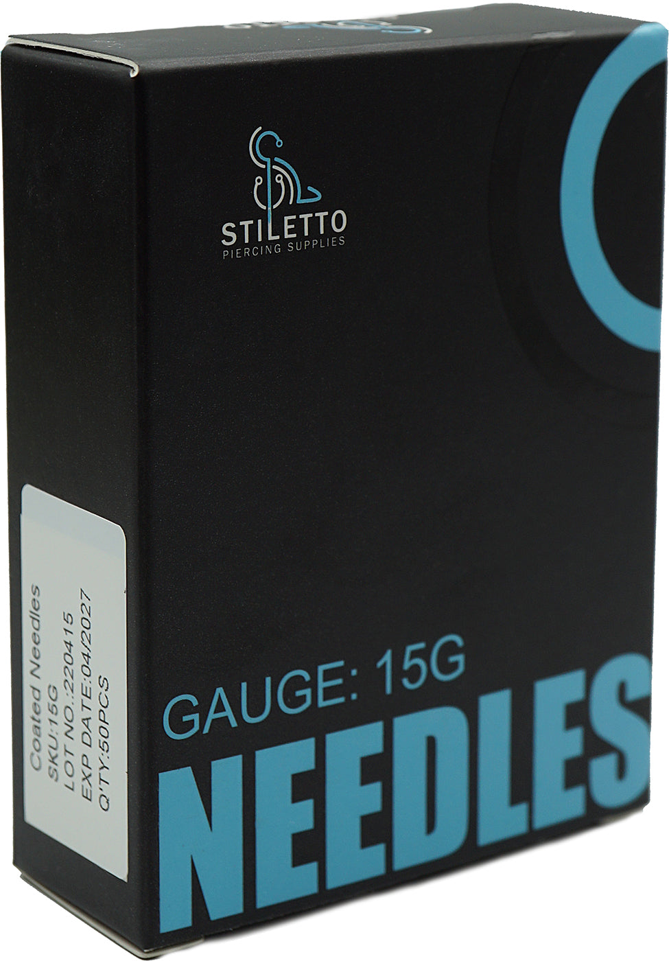 Stiletto 15g Body Piercing Needles Sterile