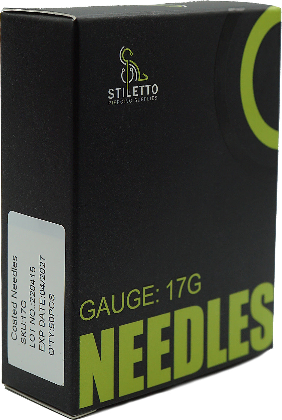 Stiletto 17G Body Piercing Needles Sterile