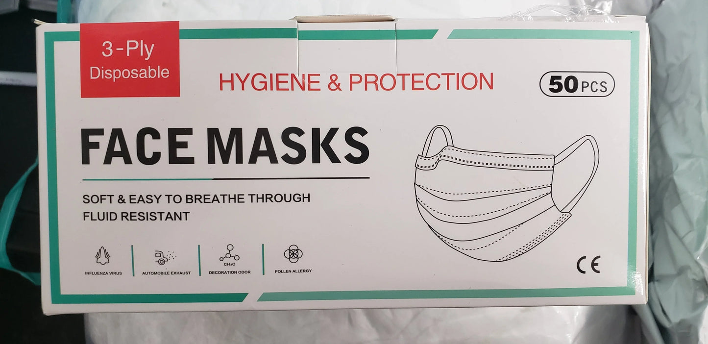 Surgical Procedure Face Masks Box