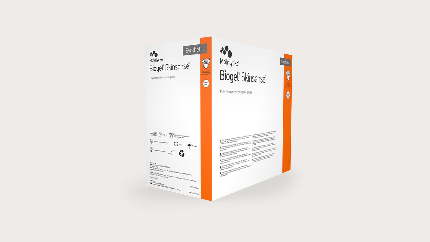 Biogel Skinsense Synthetic Polychloroprene Surgical Gloves