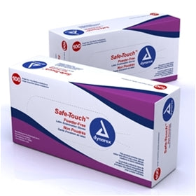 Dynarex Safe-Touch Latex Examination Gloves
