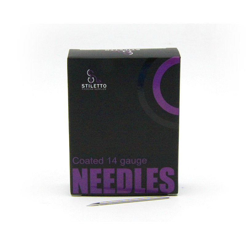 Stiletto 14G Body Piercing Needles Sterile