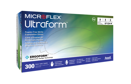 Microflex Ultraform Nitrile Gloves- 300/box