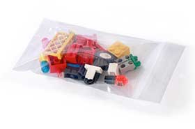 Disposable plastic ziplock bags