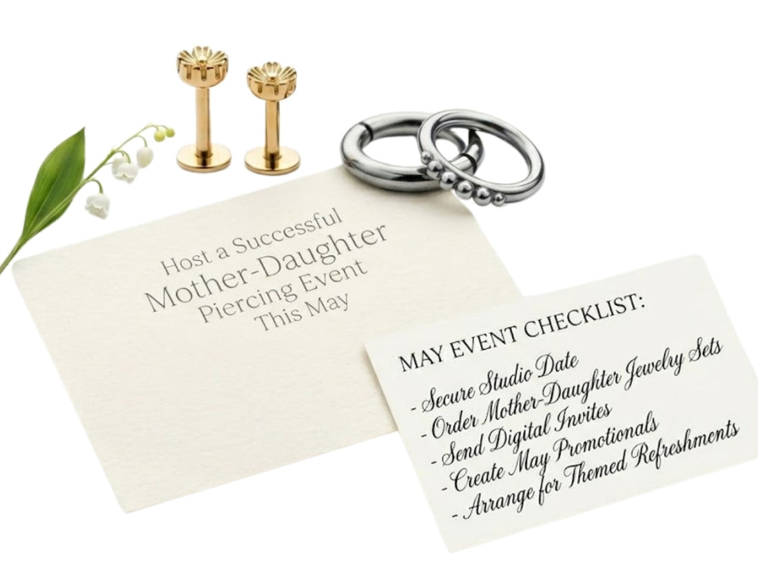 Gold and Silver Jewelry with card