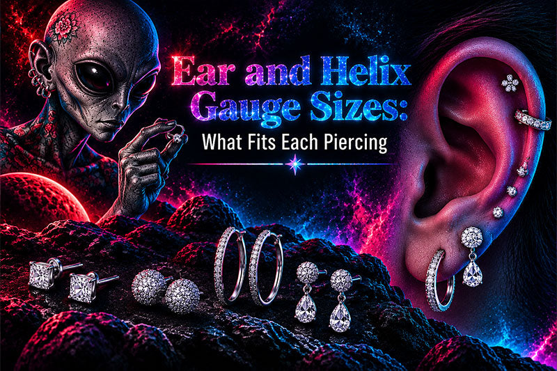 Ear and Helix Gauge Sizes: What Fits Each Piercing