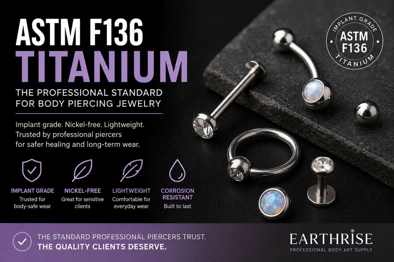 What Is ASTM F136 Titanium? The Professional Standard for Body Jewelry