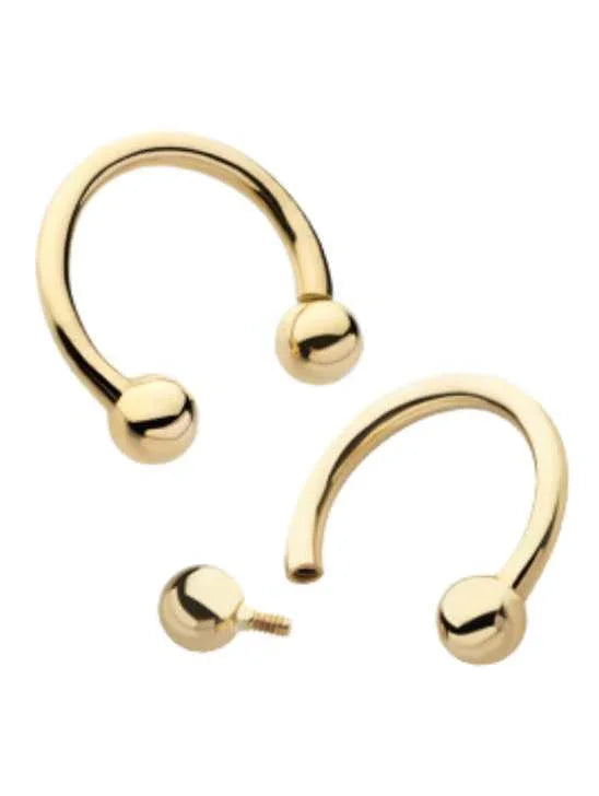 14KT Circular Bars