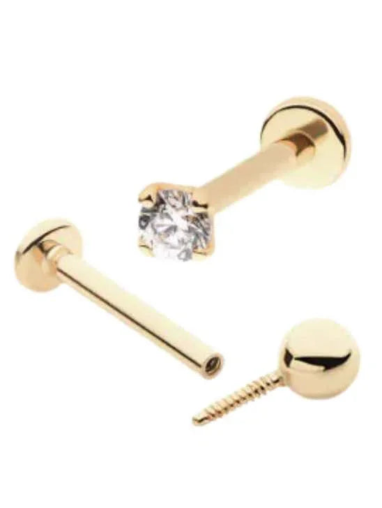 14KT Labrets